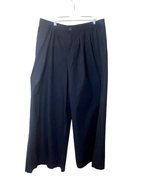 The Future Collectives Wide Leg Black  Trousers Sz XL